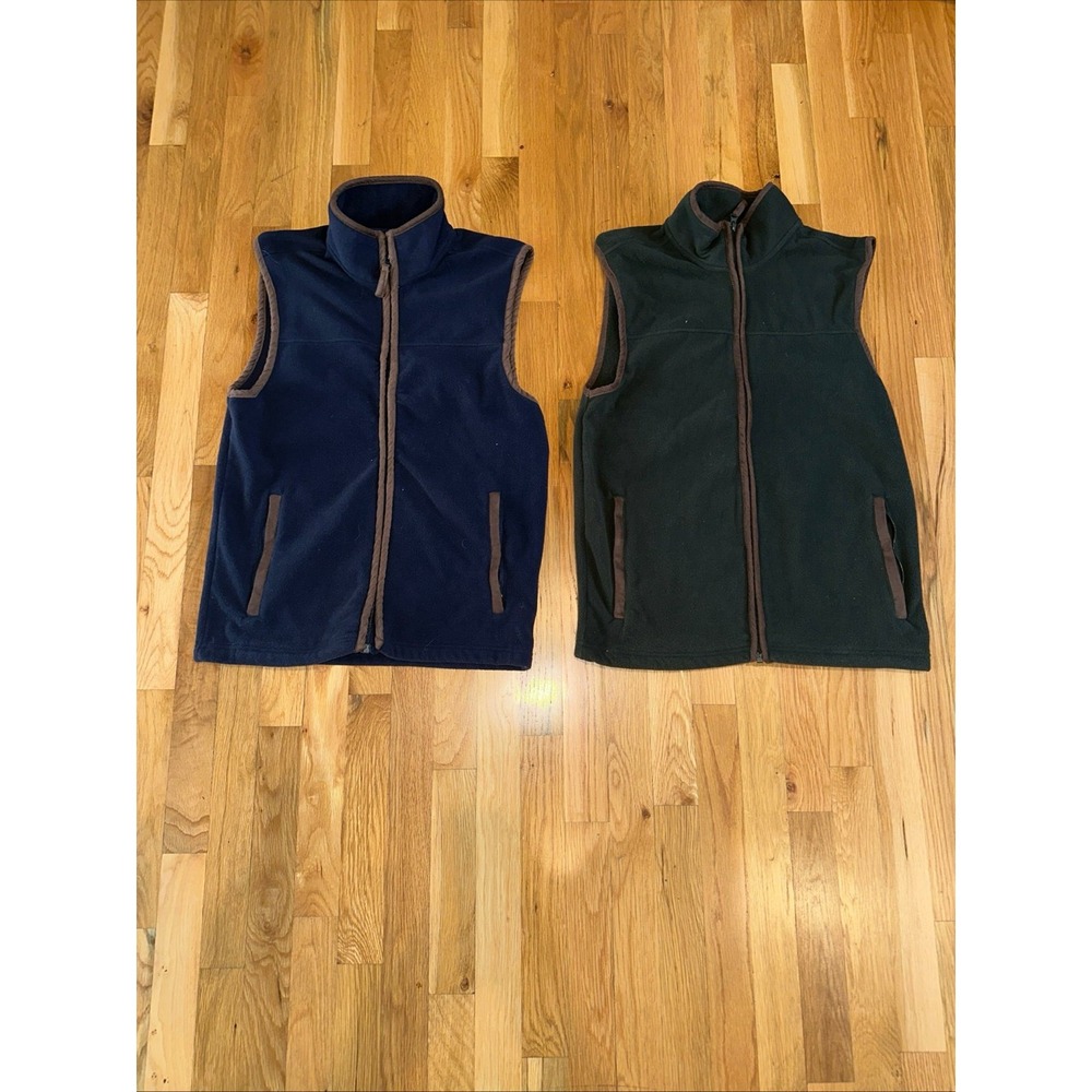 Vintage Mountain Warehouse‎ Vest (2) Blue and Green. Size XS